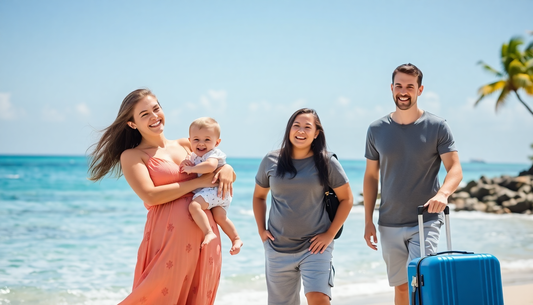 Traveling Light: Family Vacation on a Budget with Baby Amie