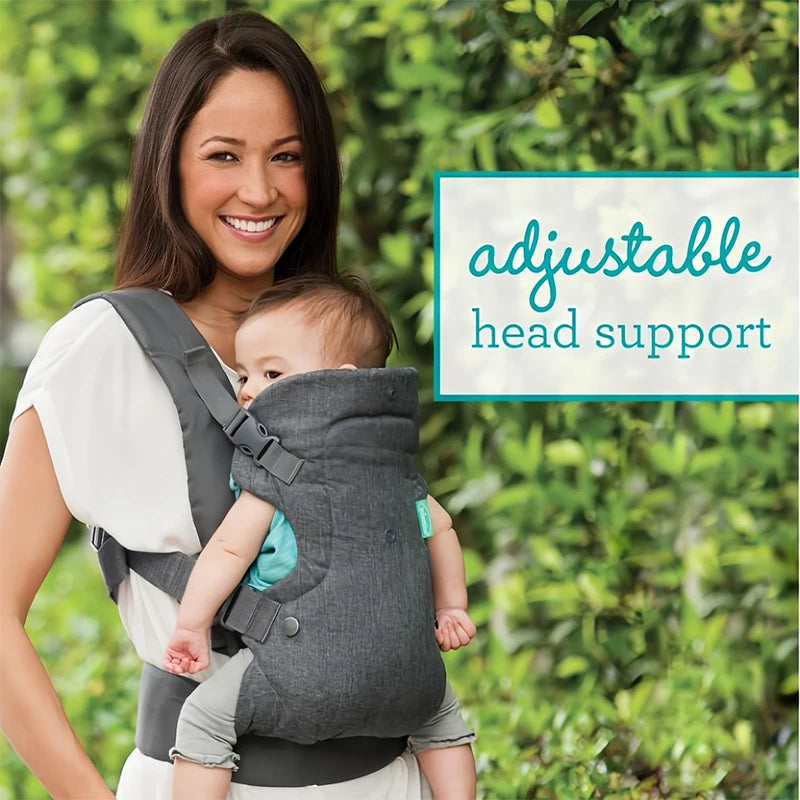 4-in-1 Baby Carrier - Newborn to Toddler Convertible, Adjustable Strap