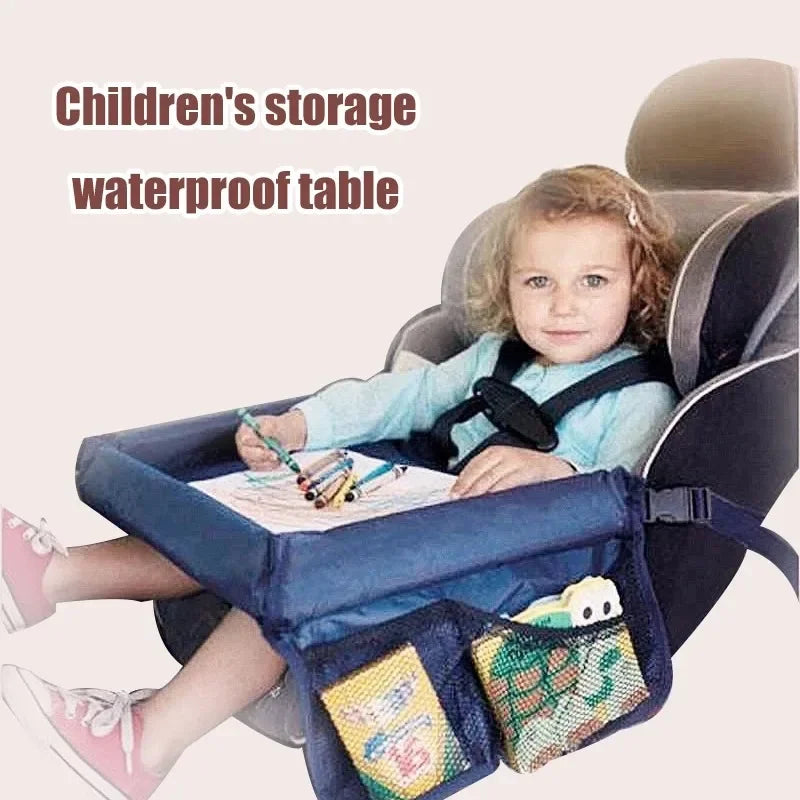 Car Seat Travel Tray - Safety Seat Play Table Organizer