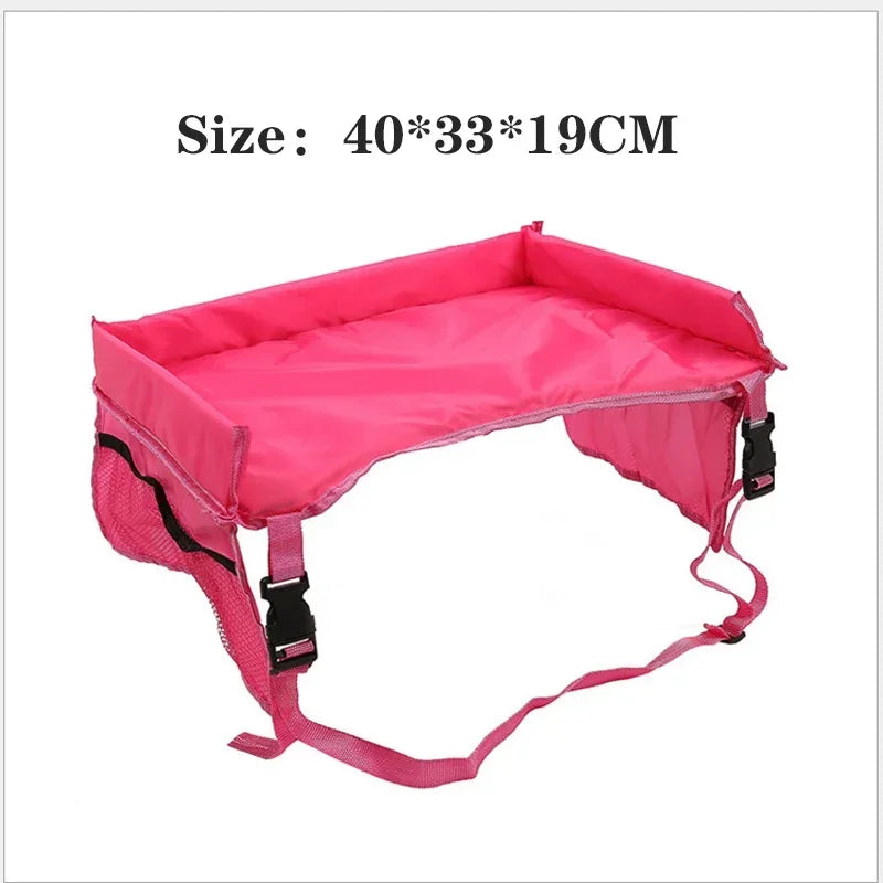 Car Seat Storage Table Organizer Tray - Travel Desk Holder