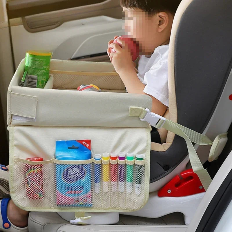 Car Seat Tray - Foldable, Waterproof, Portable Table