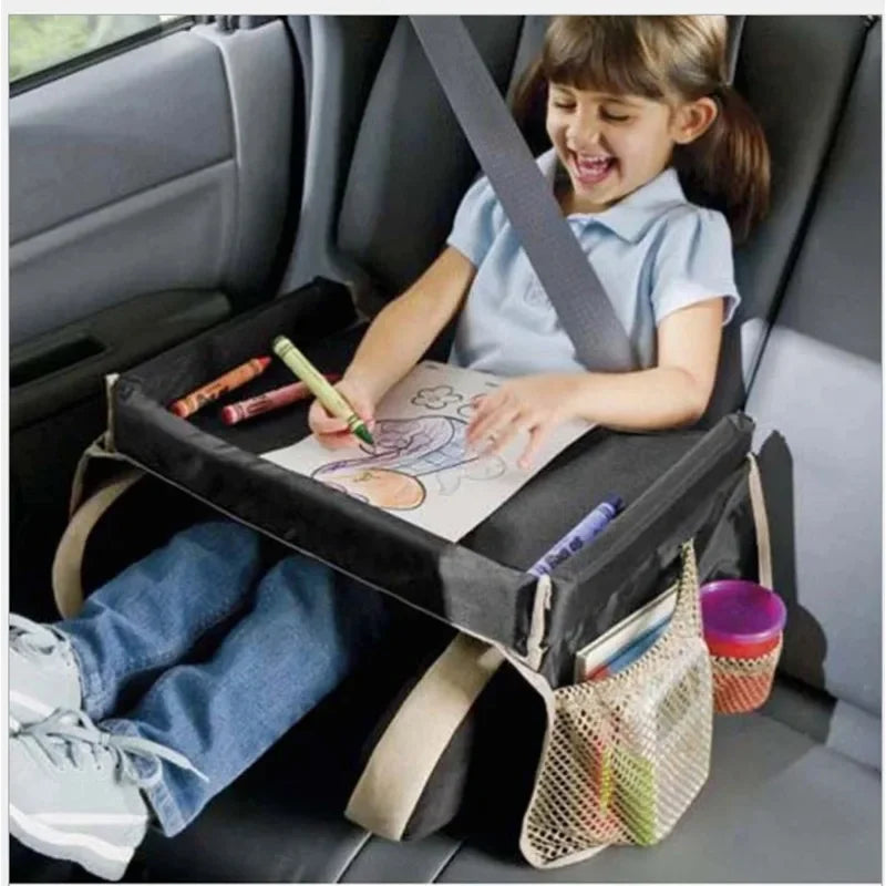Car Seat Travel Tray - Safety Seat Play Table Organizer