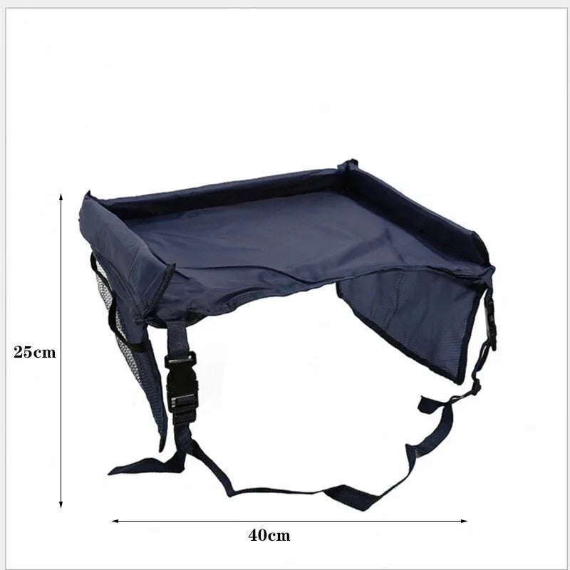 Car Seat Storage Table Organizer Tray - Travel Desk Holder