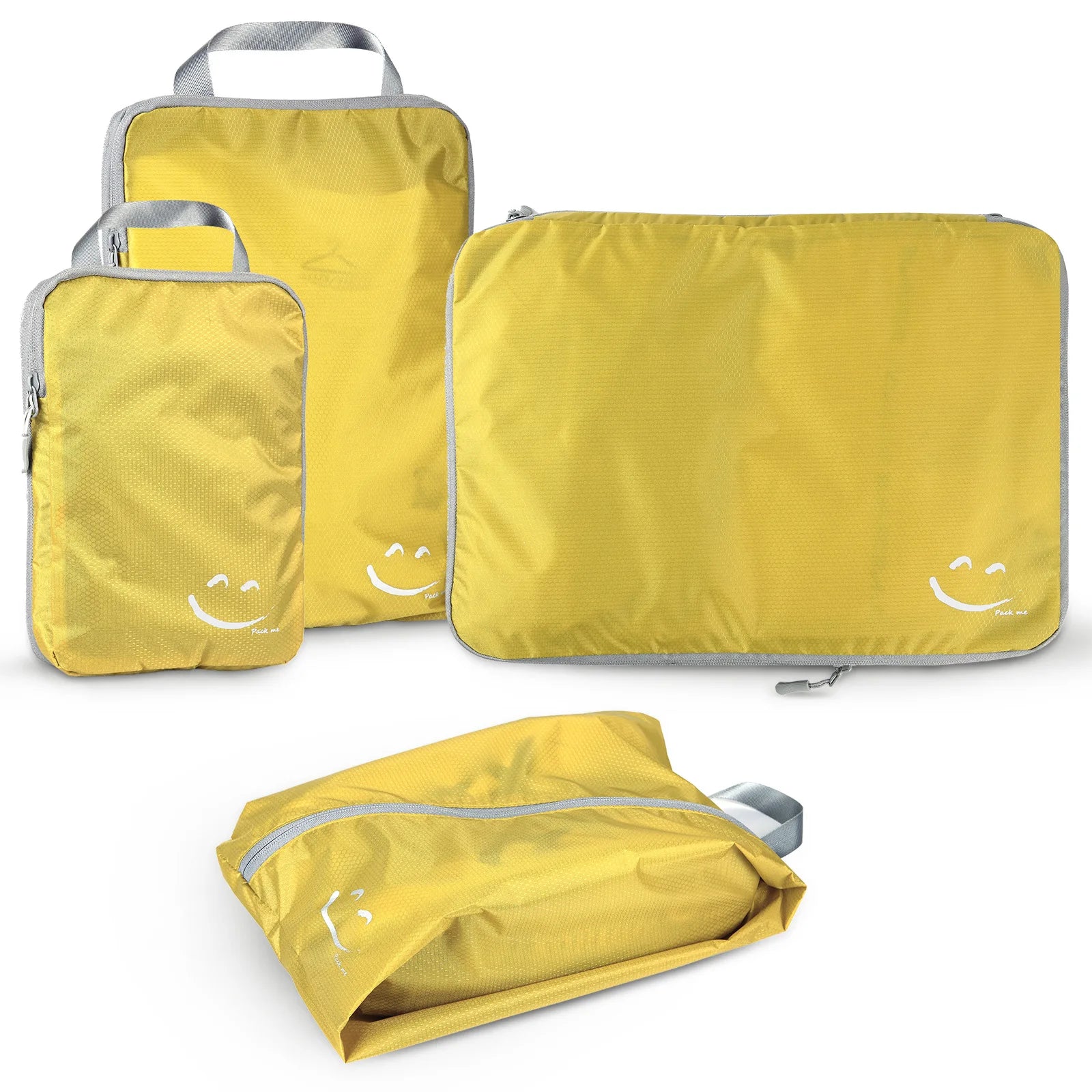 Travel Compression Packing Cubes Shoe Bag Luggage Organizer Accessories Extensible Storage Bags Travel Cubes Foldable Suitcases shown with current variant options and product details - view 10